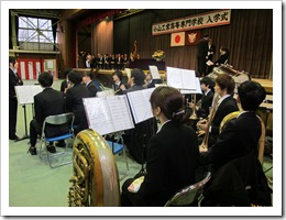 吹奏楽部@H22入学式